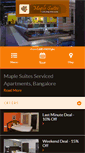 Mobile Screenshot of maplesuites.co.in